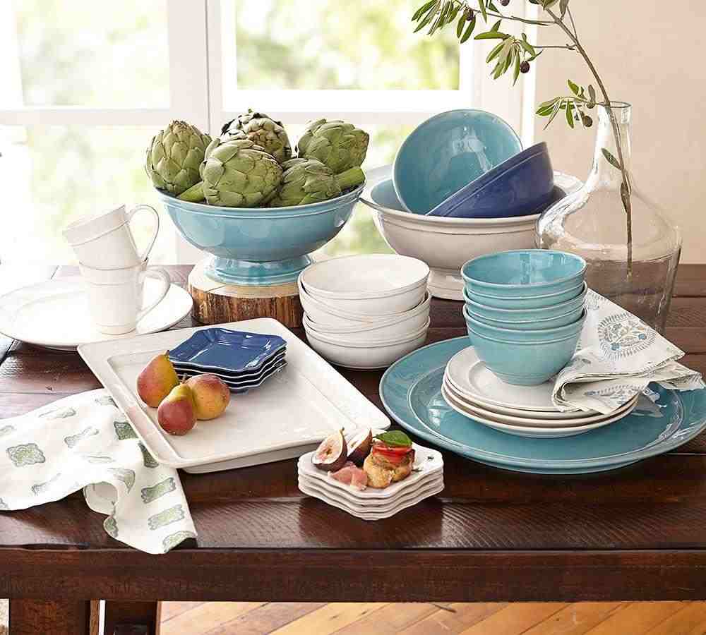 Cambria Handcrafted Stoneware Rectangular Serving Platter
