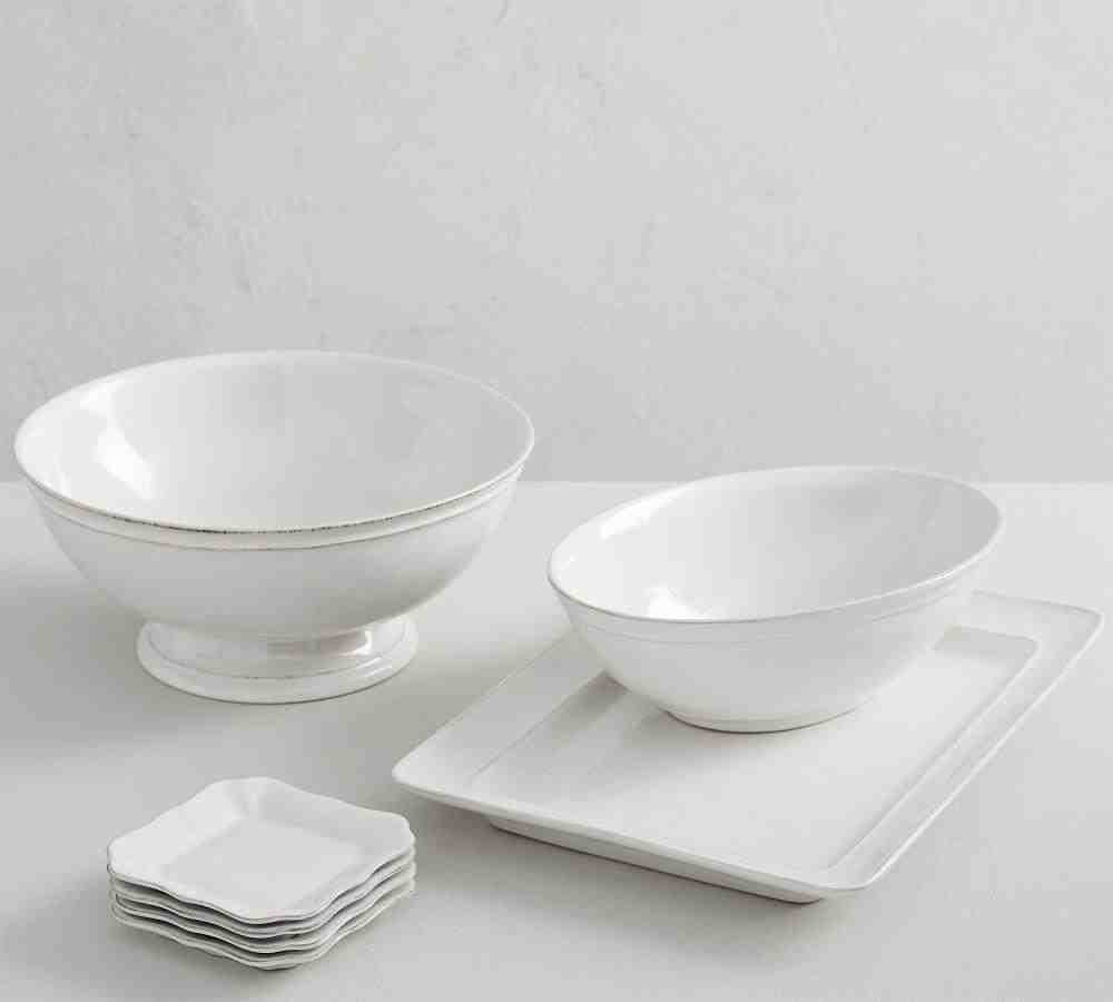 Cambria Handcrafted Stoneware Rectangular Serving Platter