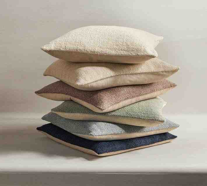Pottery Barn | Faye Linen Textured Pillow Covers
