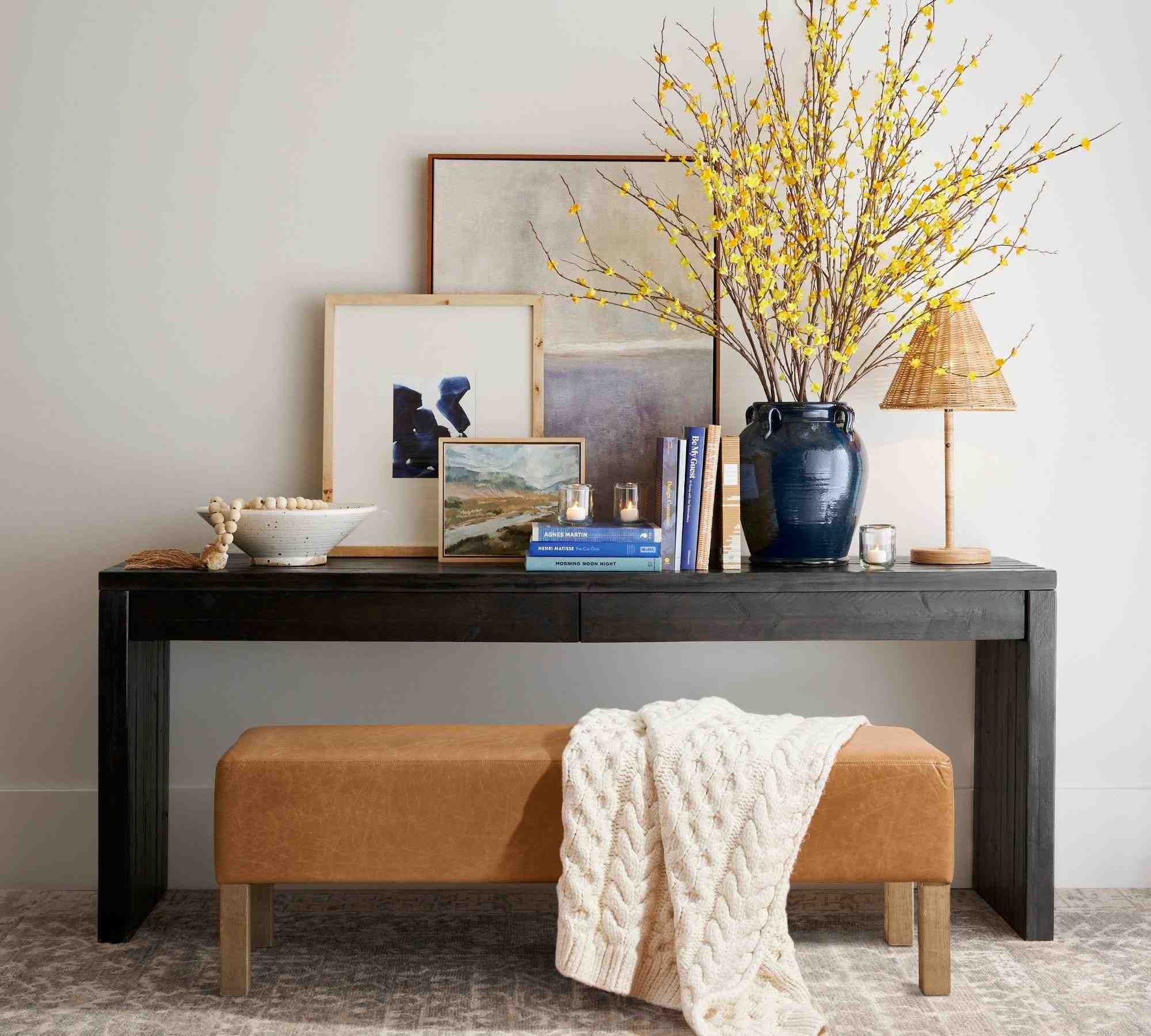 Faux Yellow Bloom Branch