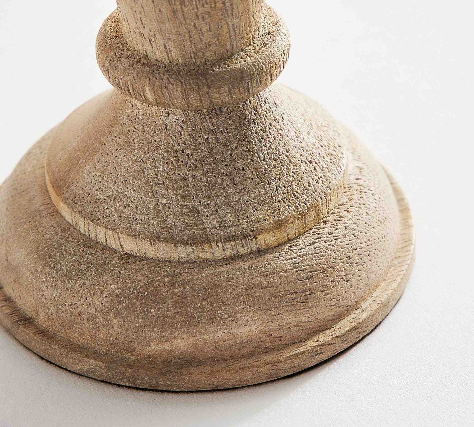 Kadence Traditional Turned Wood Taper Holder
