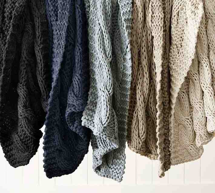 Colossal Handknit Throws