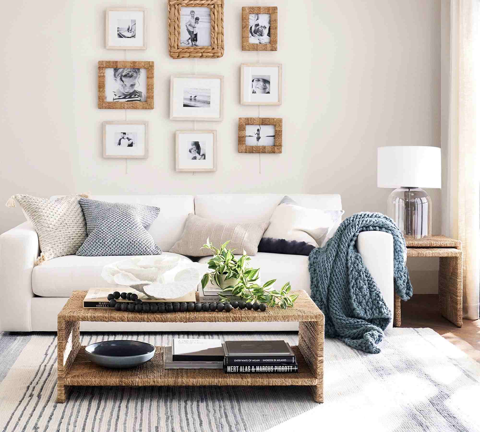 Malibu Woven Coffee Table, Natural