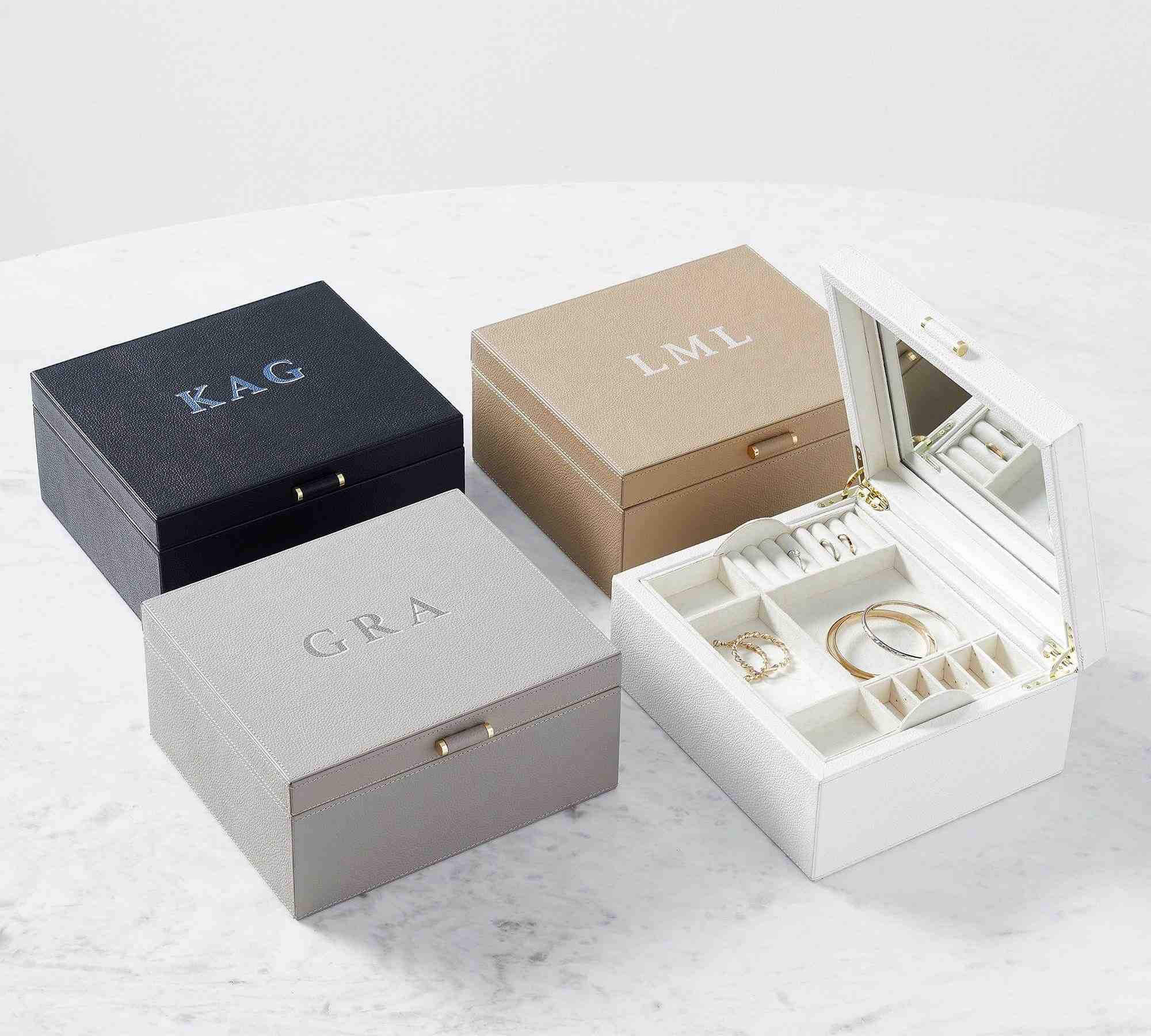 Quinn Jewelry Box - Shadow Printed