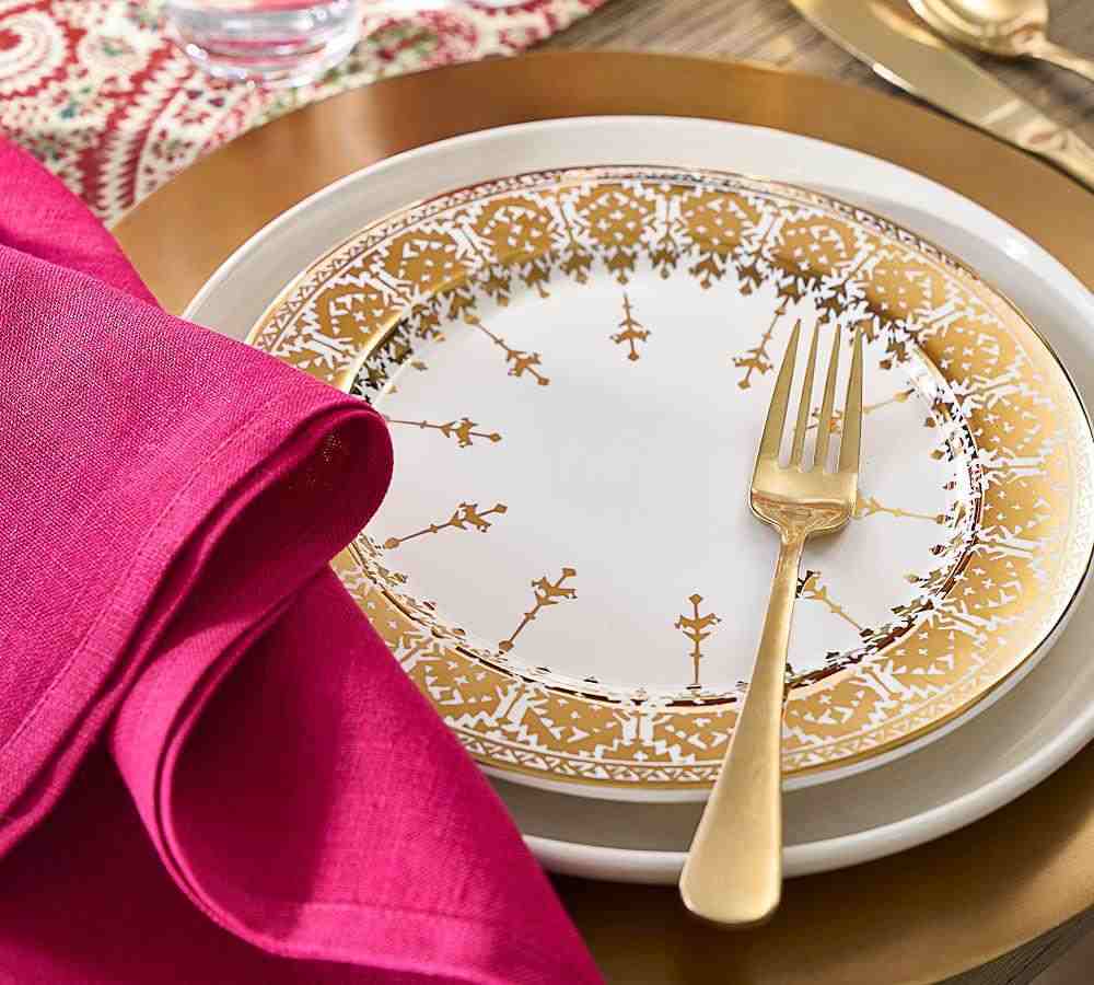 Bleecker Metal Charger Plate