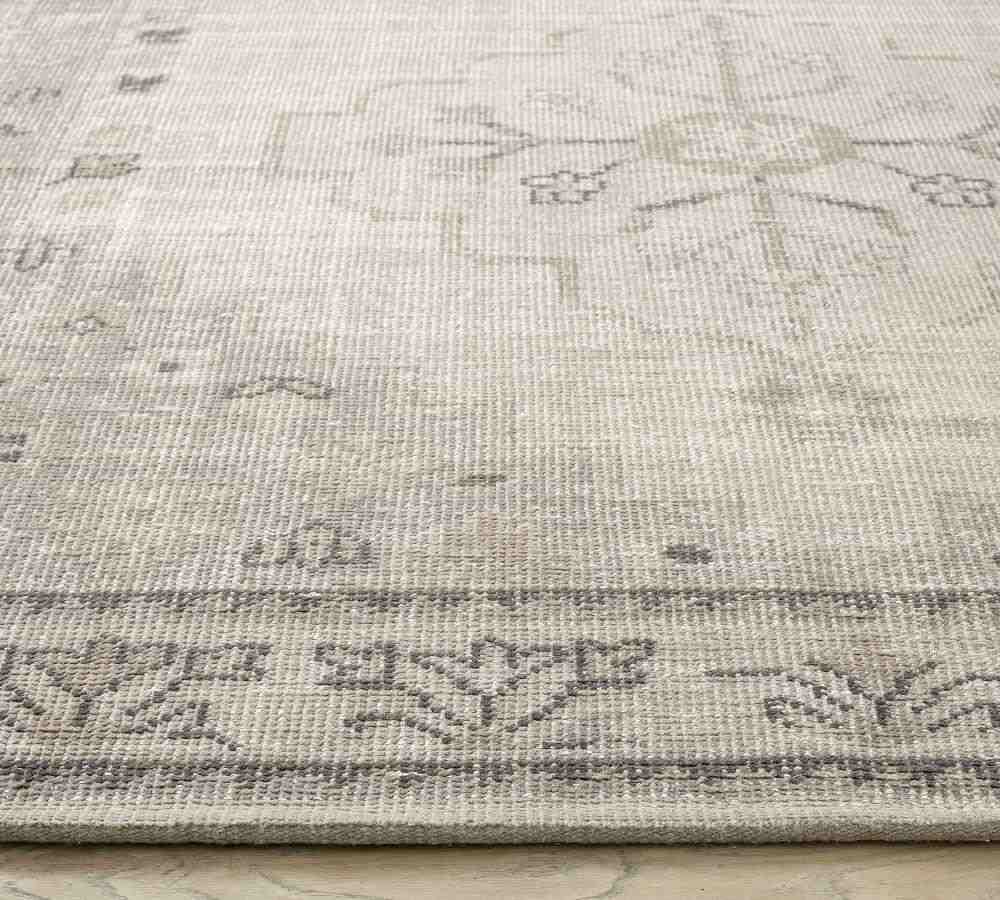 Aurelia Hand-Knotted Wool Rug, Gray Multi