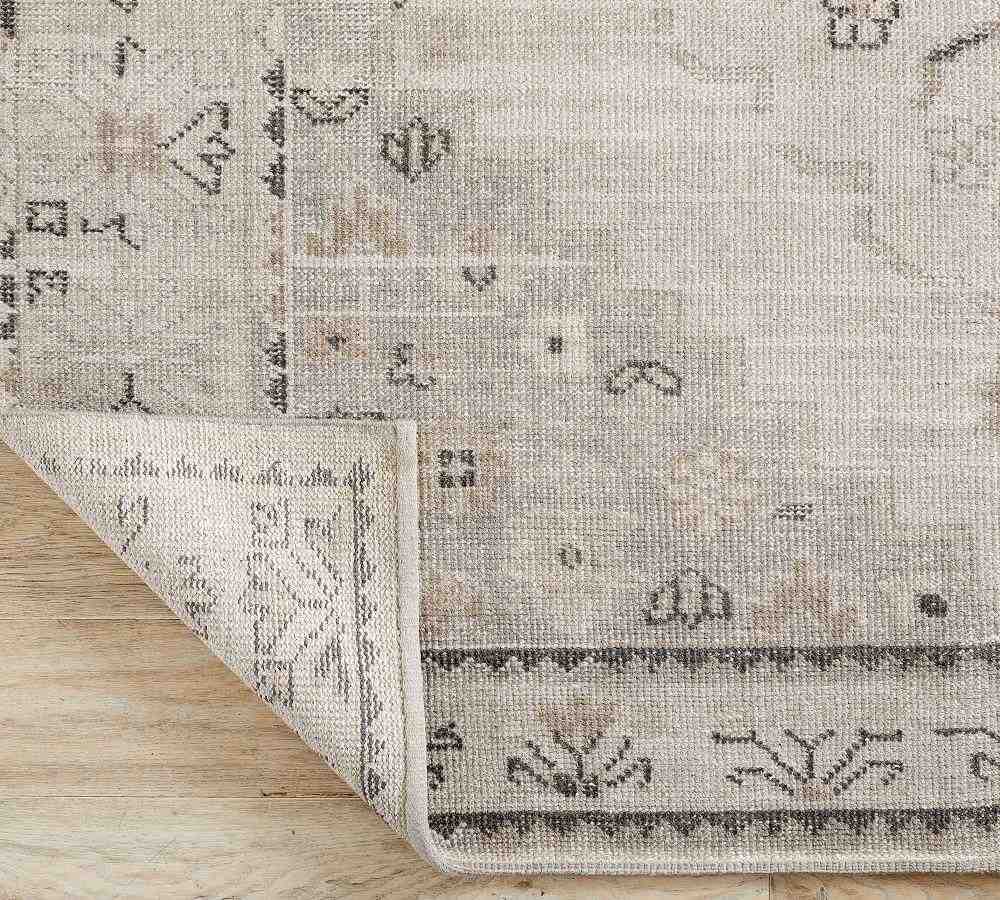 Aurelia Hand-Knotted Wool Rug, Gray Multi
