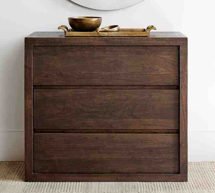 Cayman 3-Drawer Dresser, Coffee Bean