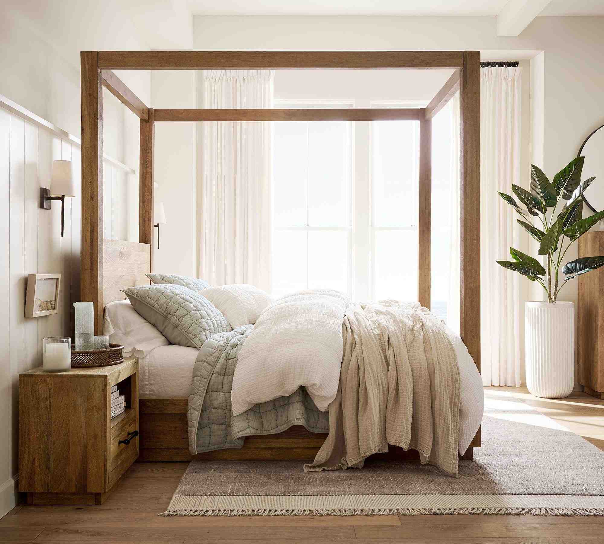 Cloud Cotton/Linen Duvet Cover, King