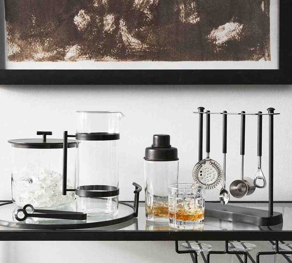 Bleecker Glass Bar Tray