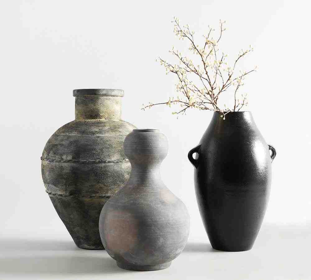 Artisan Vase Collection - Black