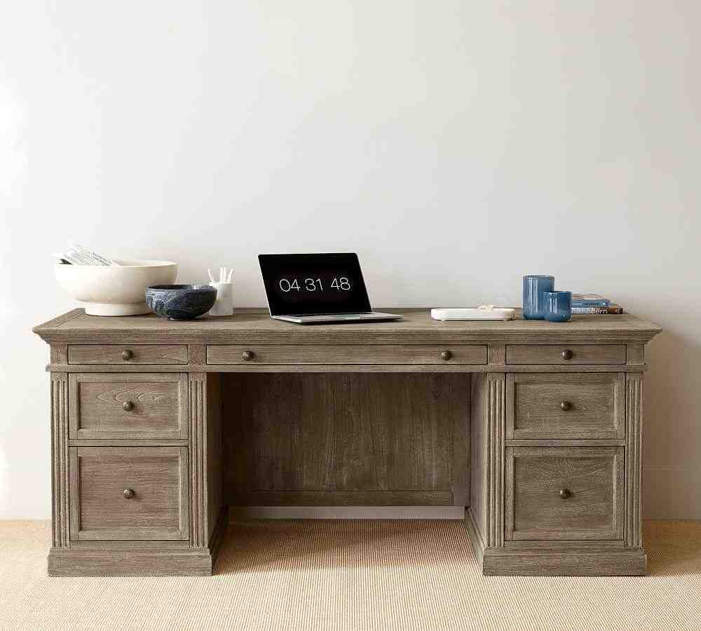 Livingston 75" Executive Desk with Drawers