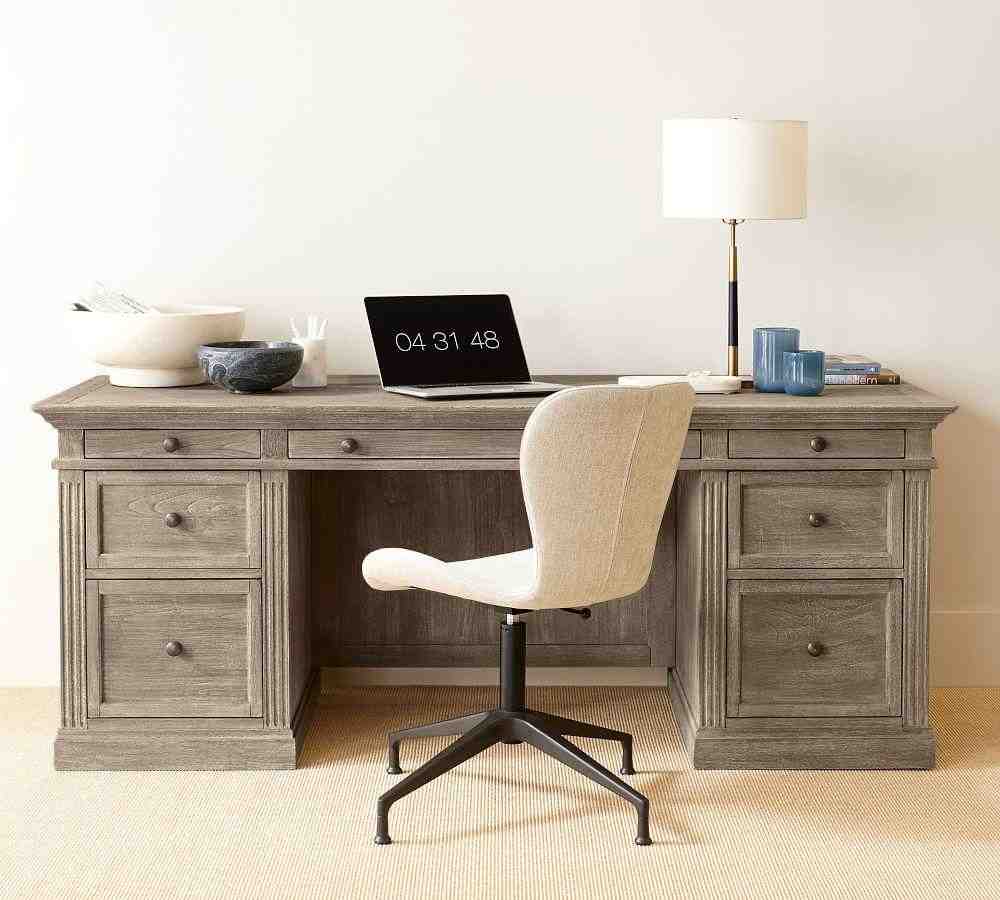 Livingston 75" Executive Desk with Drawers