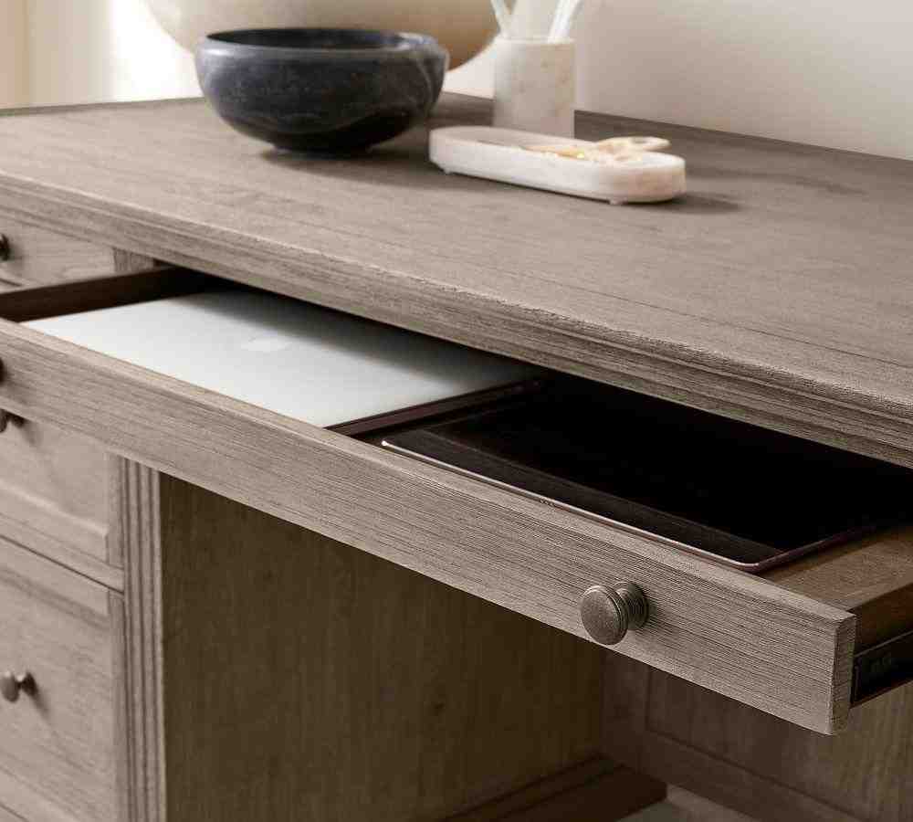 Livingston 75" Executive Desk with Drawers