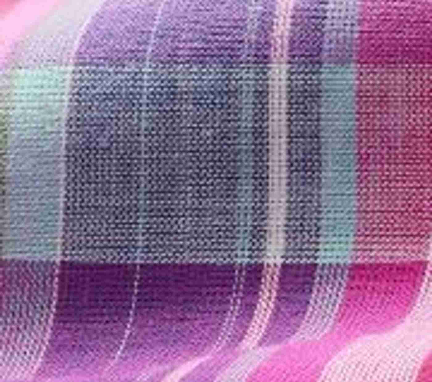 Madras Plaid Organic Cotton Napkins - Set of 4