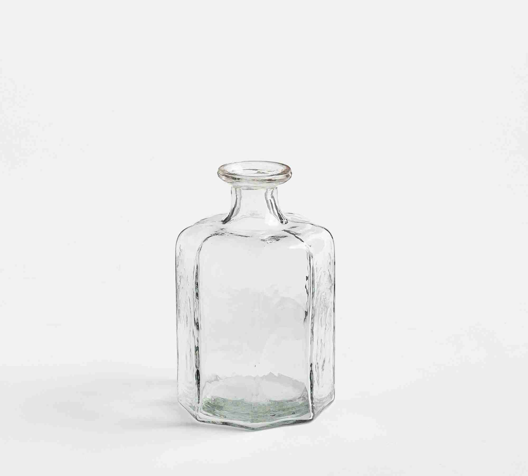 Handcrafted Cafe Hammered Glass Vase