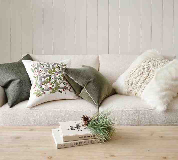 Cable Knit Faux Fur Pillow Cover