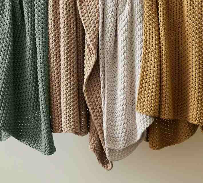 Bayside Seed Stitch Throw