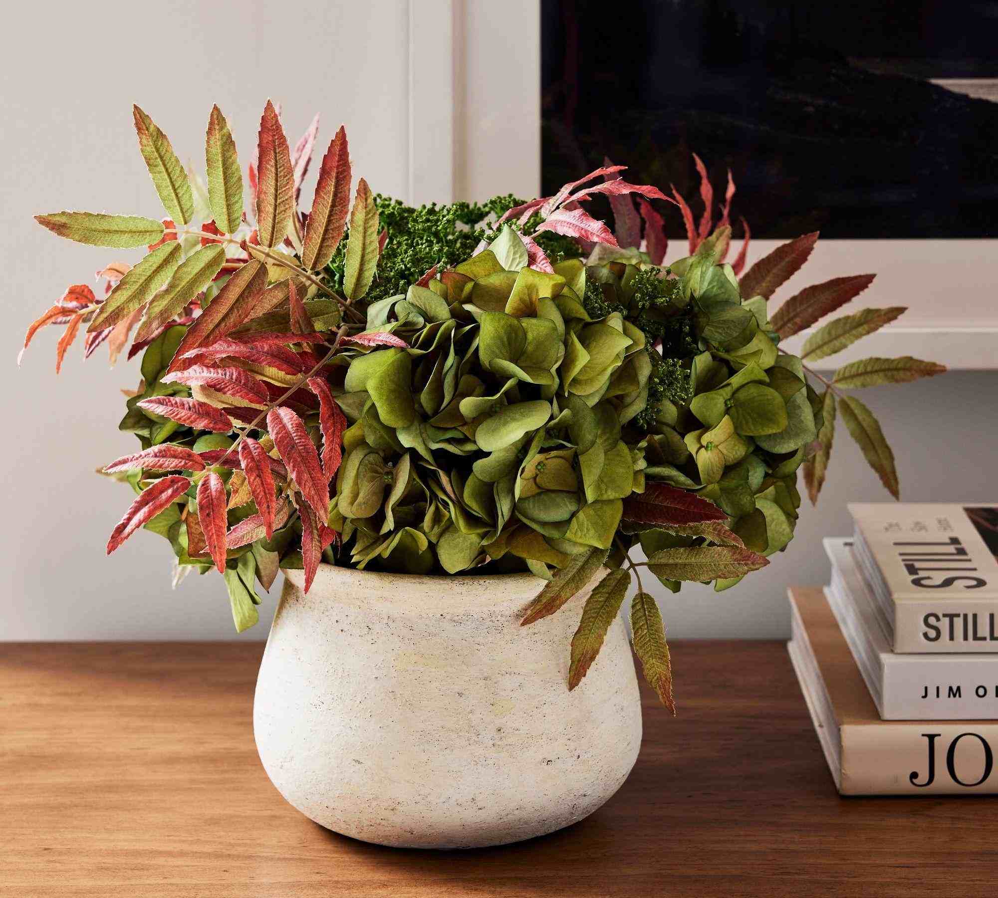 Faux Hydrangea and Sumac Bundle