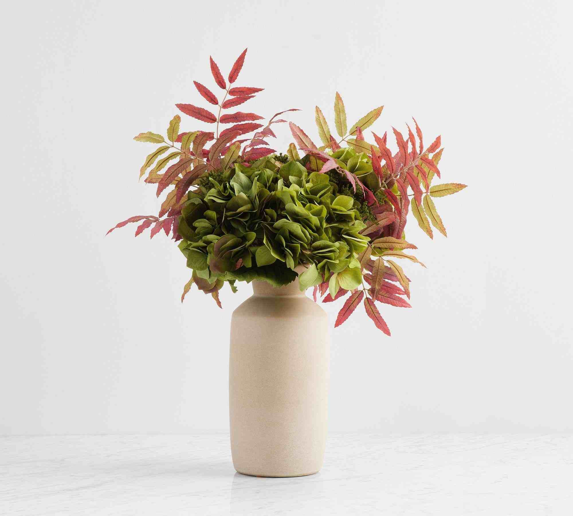 Faux Hydrangea and Sumac Bundle