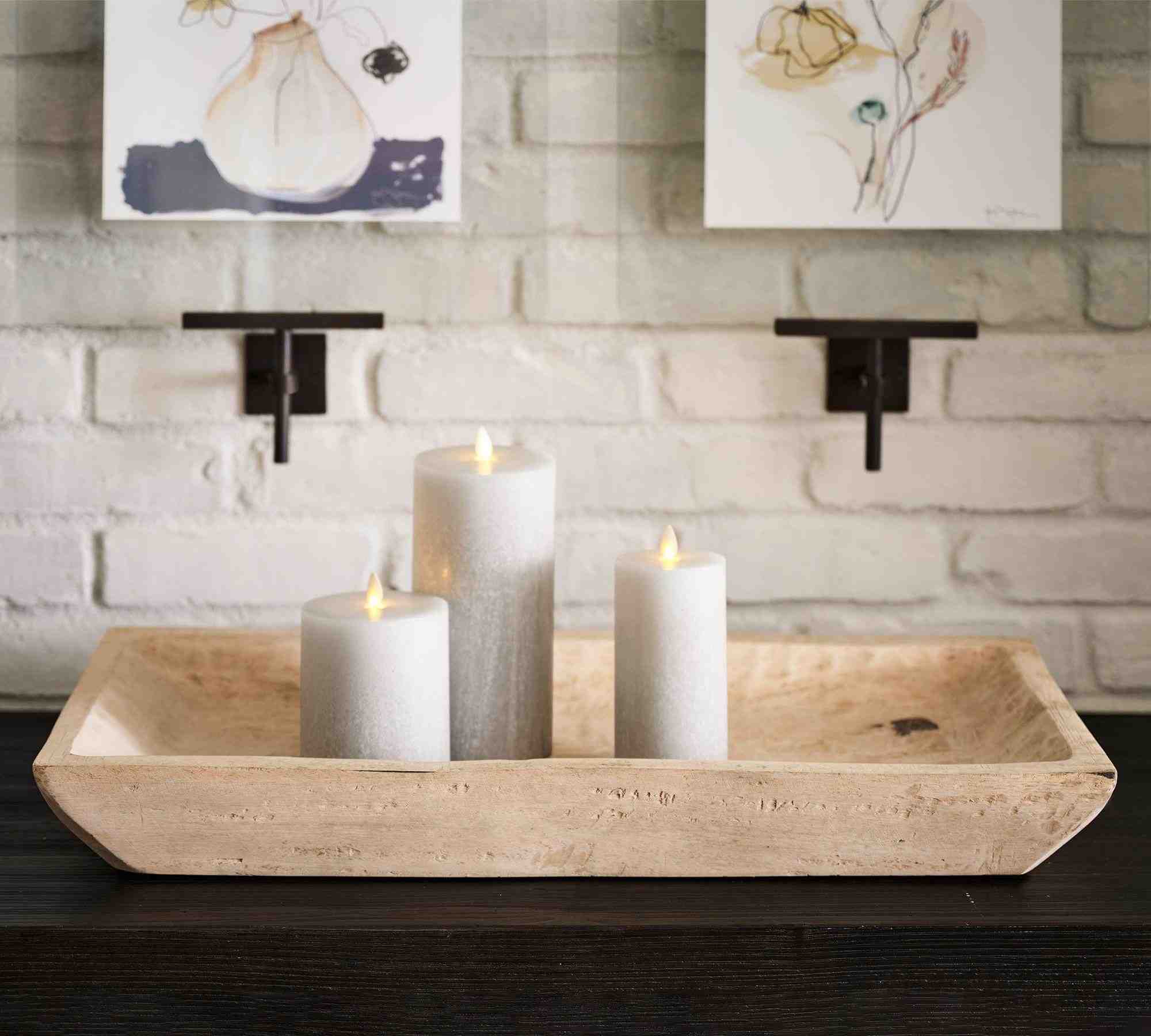 Premium Wax Pillar Flameless Candle