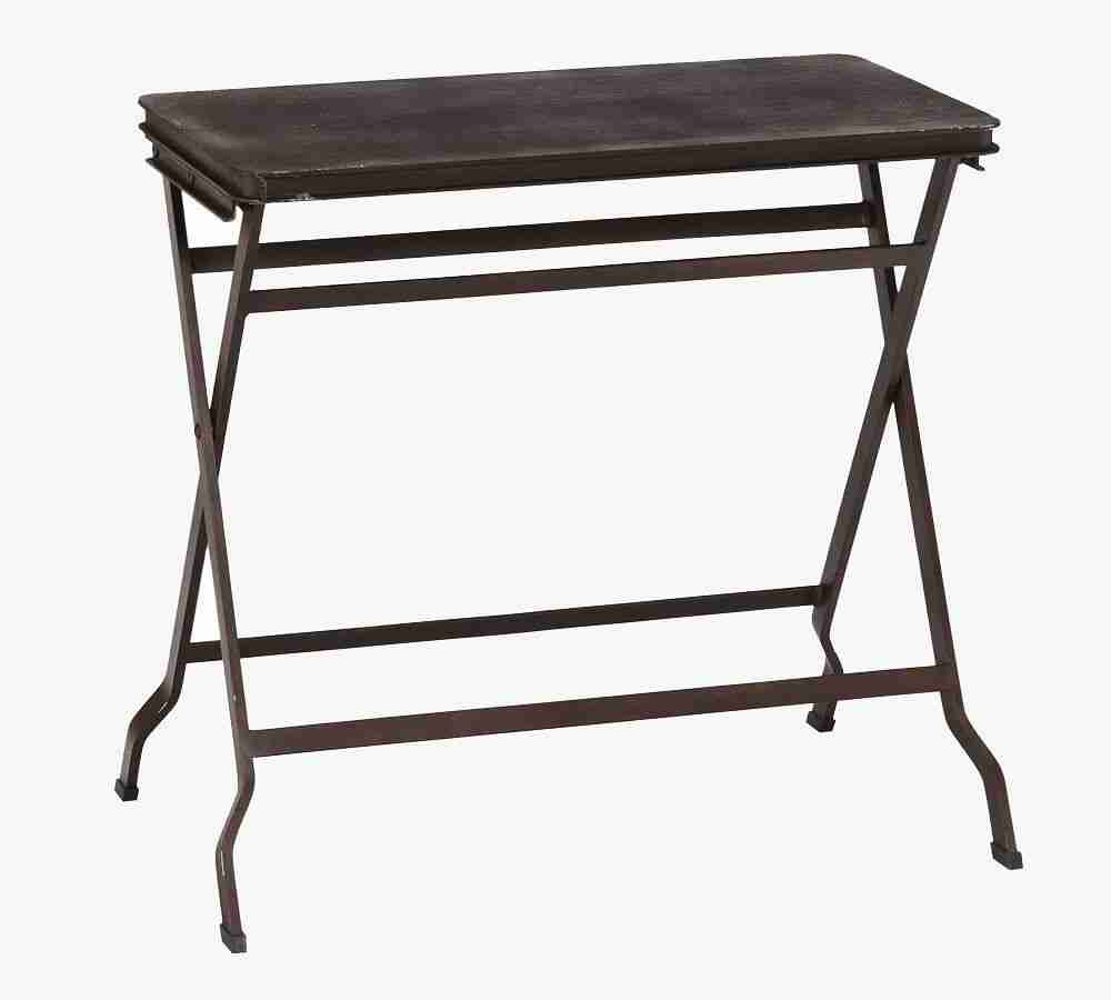 Carter 23Inches Metal Folding Tray Table