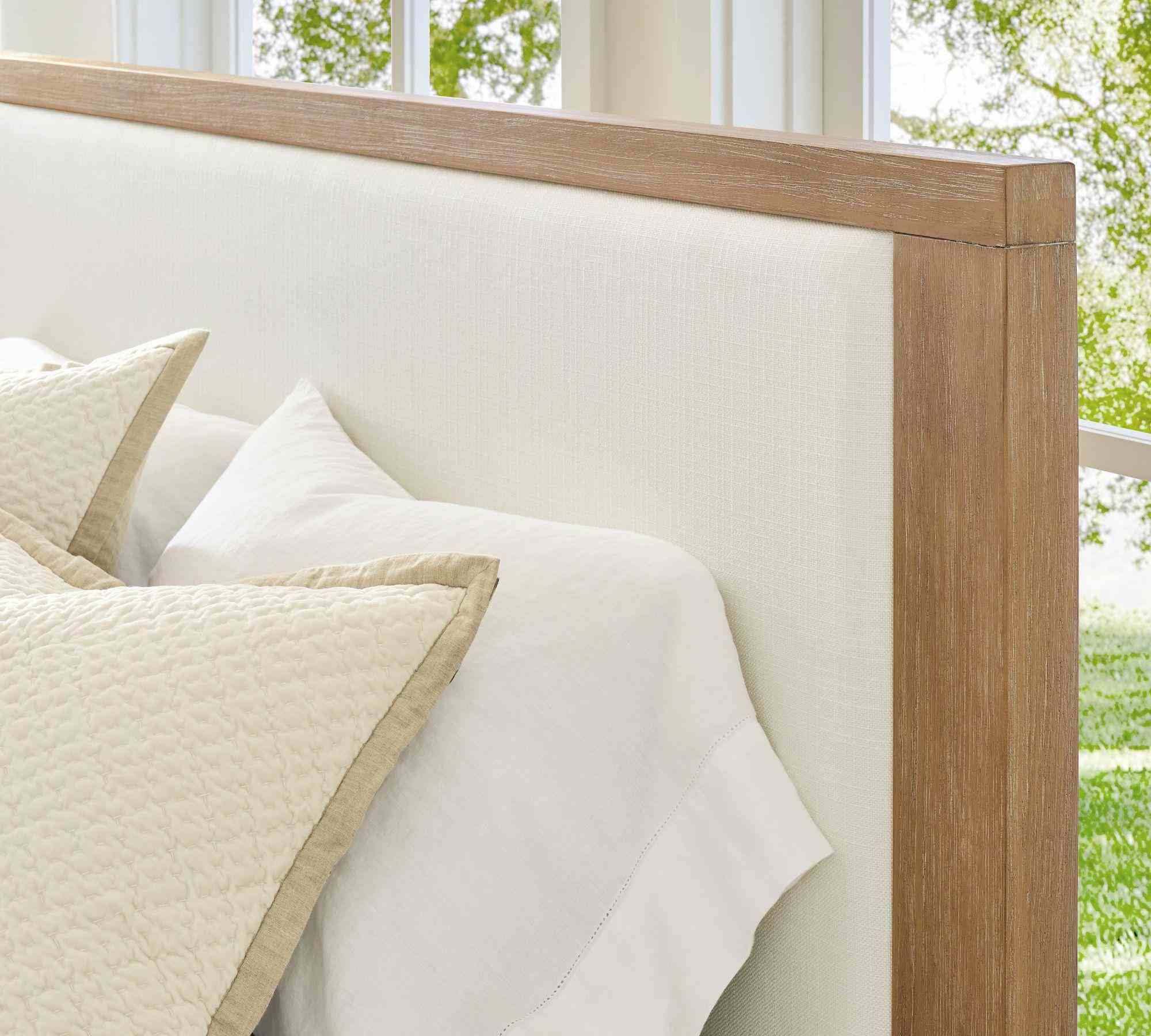 Modern Farmhouse Platform Bed, Fog Finish