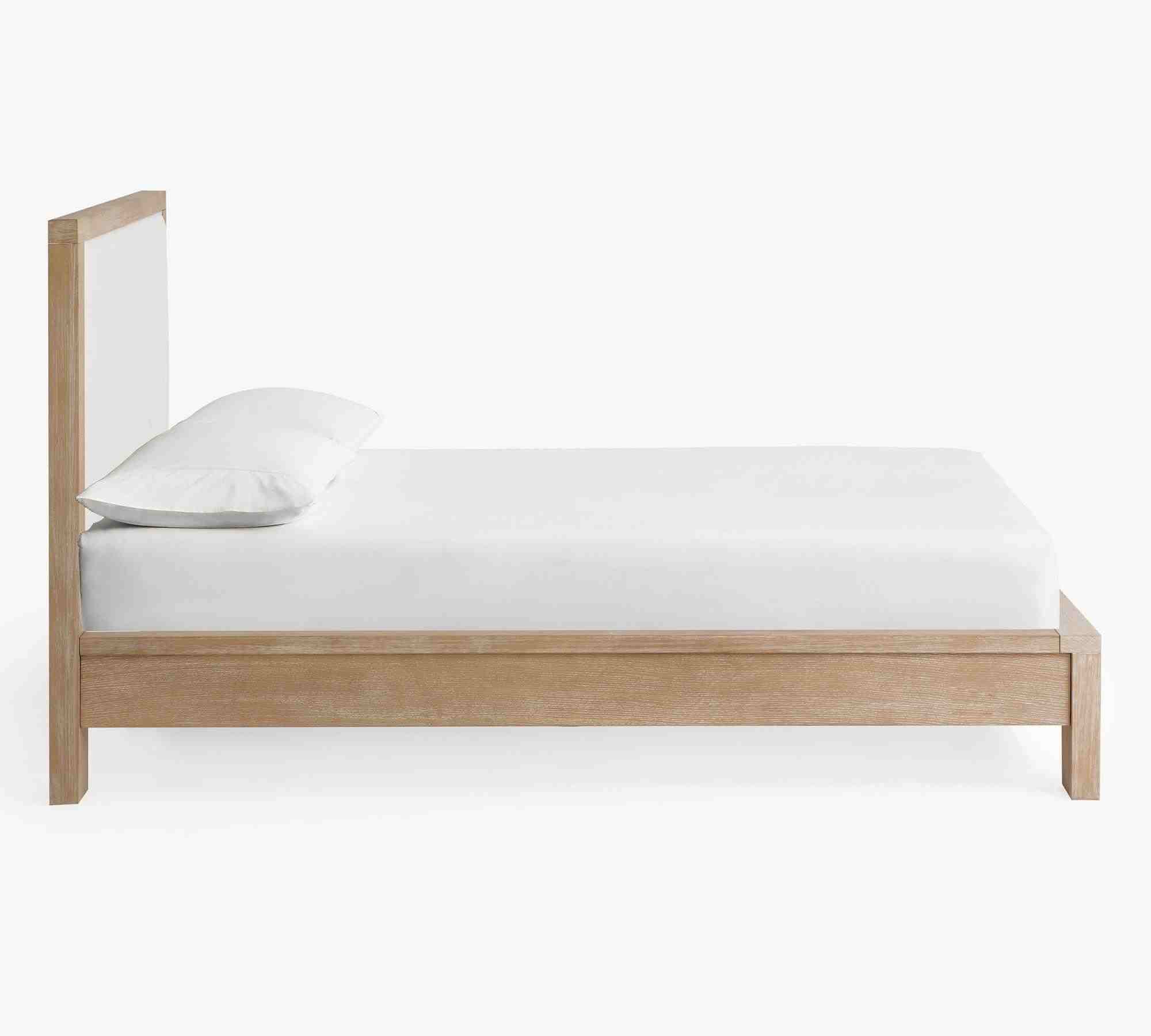 Modern Farmhouse Platform Bed, Fog Finish