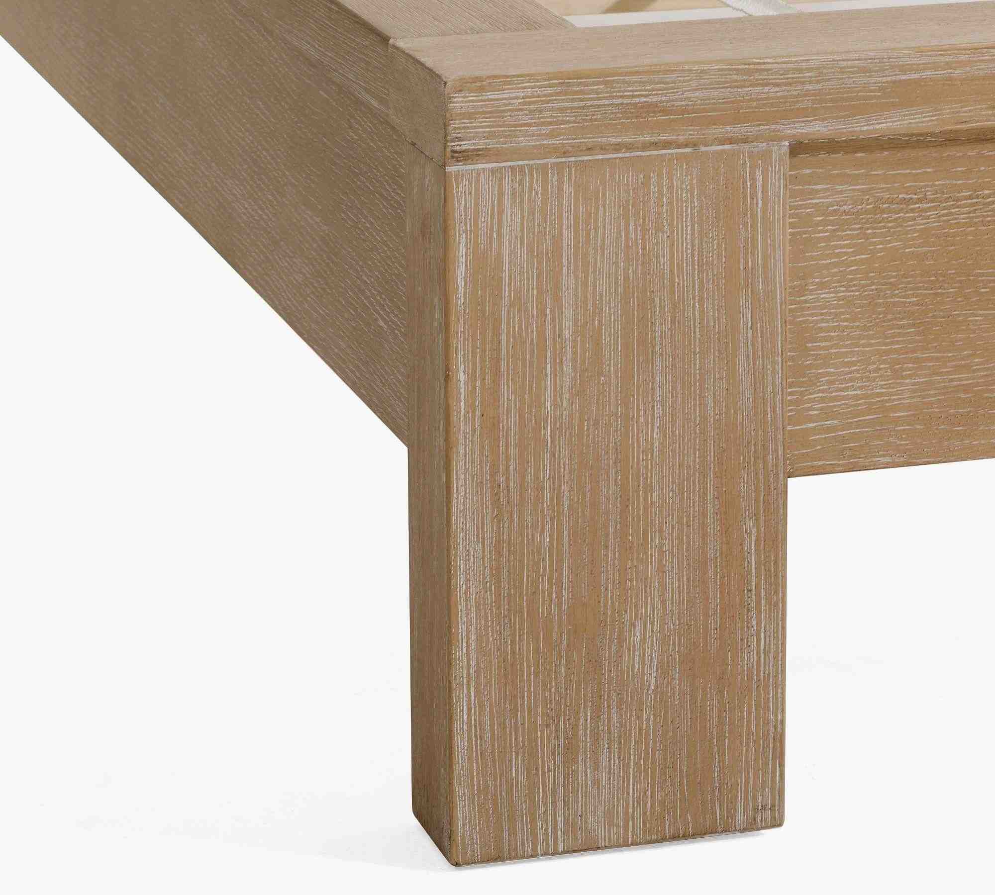 Modern Farmhouse Platform Bed, Fog Finish