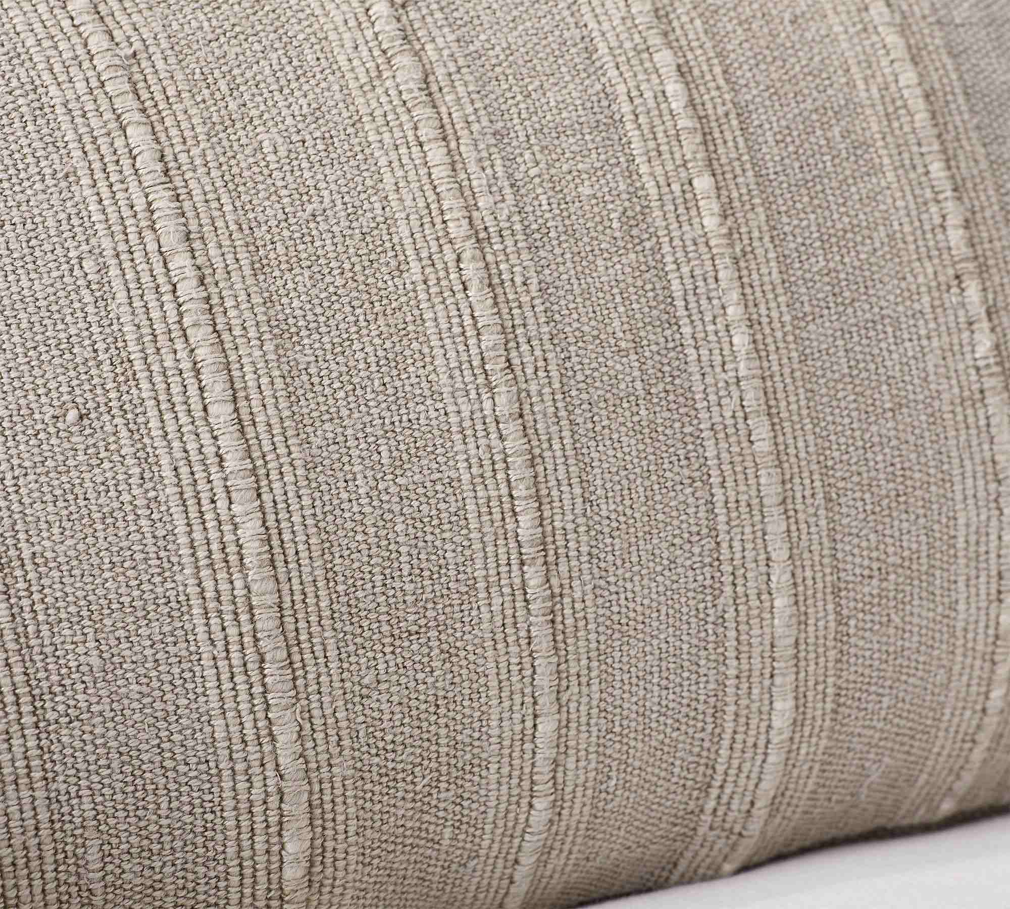 Relaxed Striped Lumbar Pillow Cover