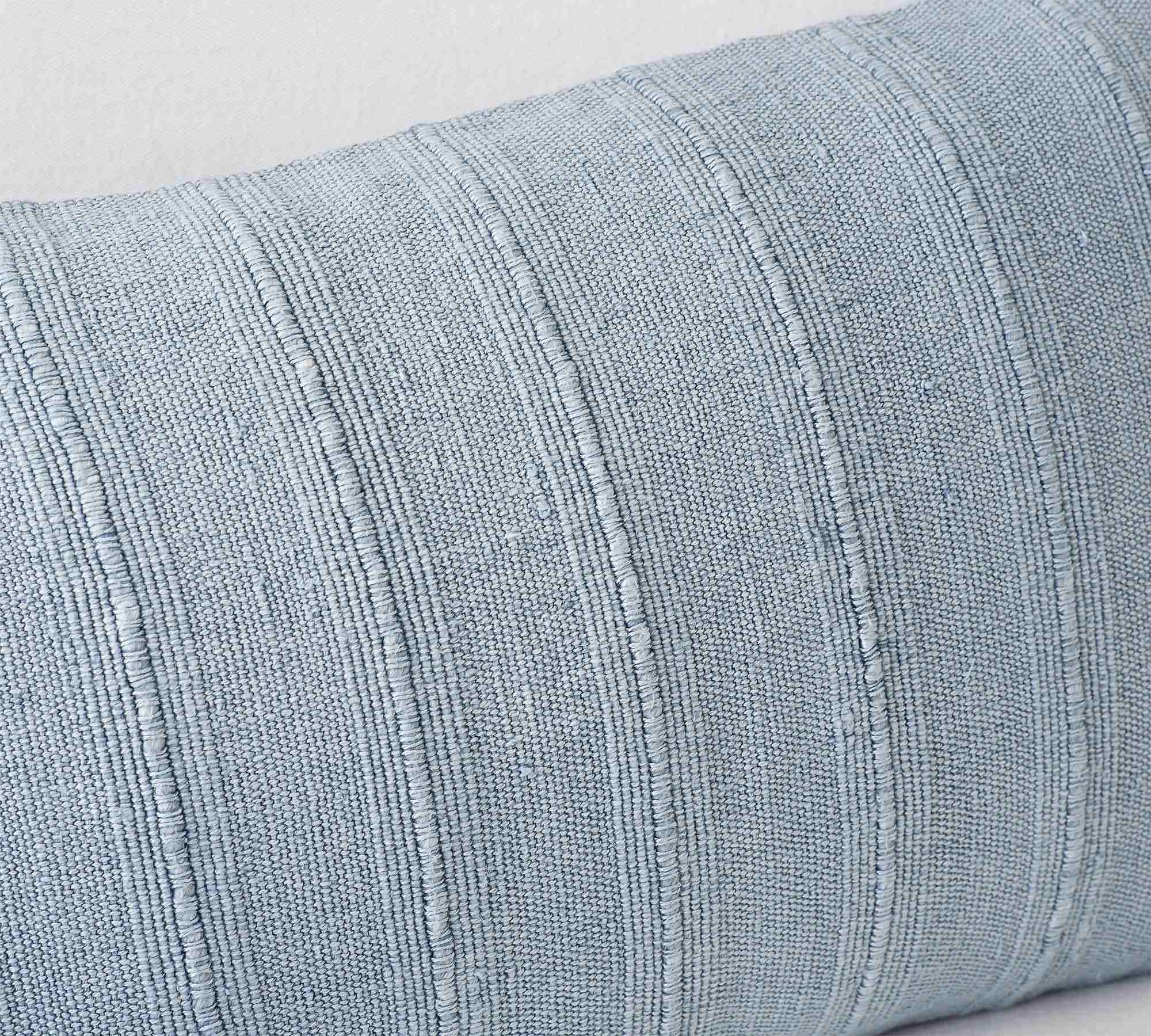 Relaxed Striped Lumbar Pillow Cover