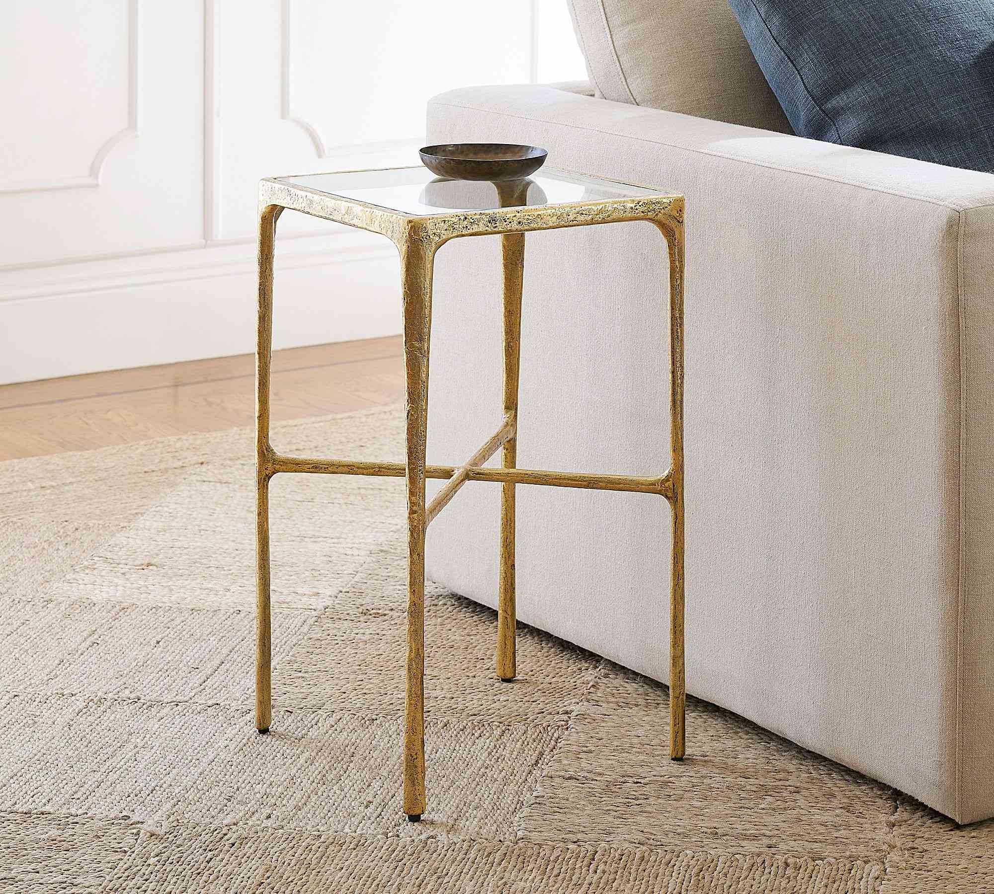Bodhi Square Glass Accent Table (12")