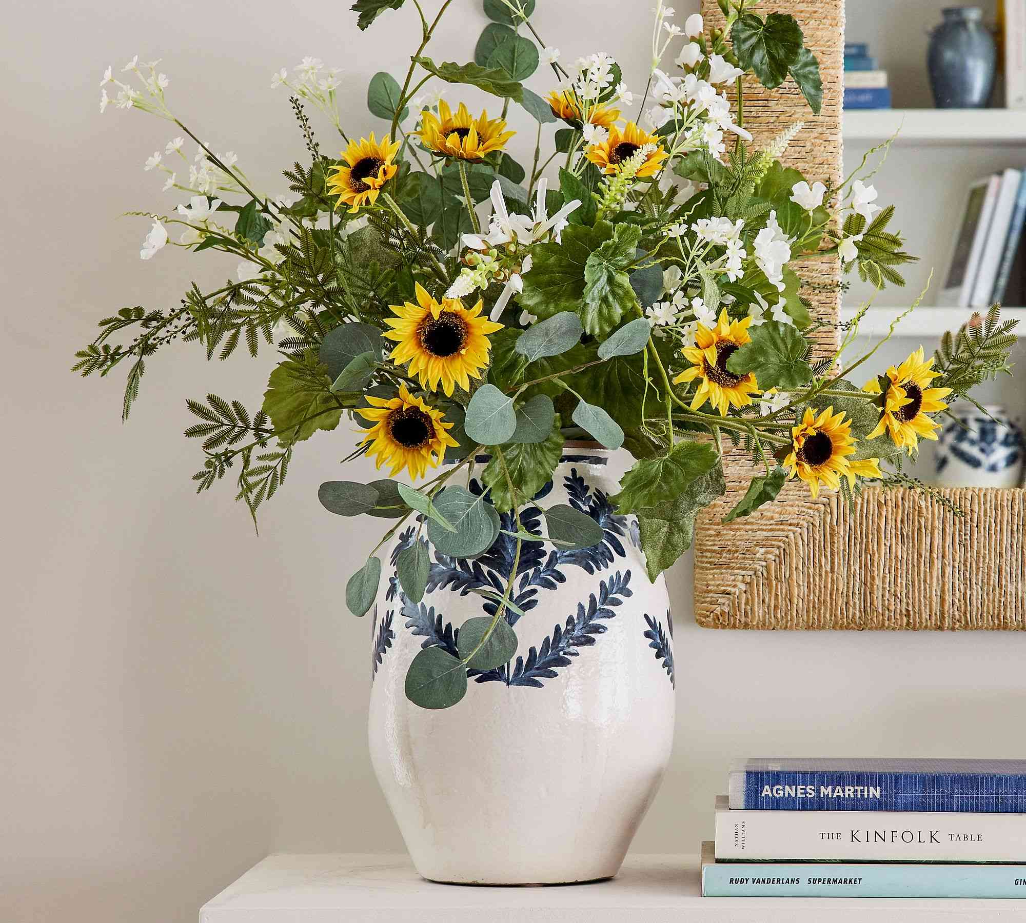 Pottery Barn | Elevated Wild Greens and Sunflower Bundle