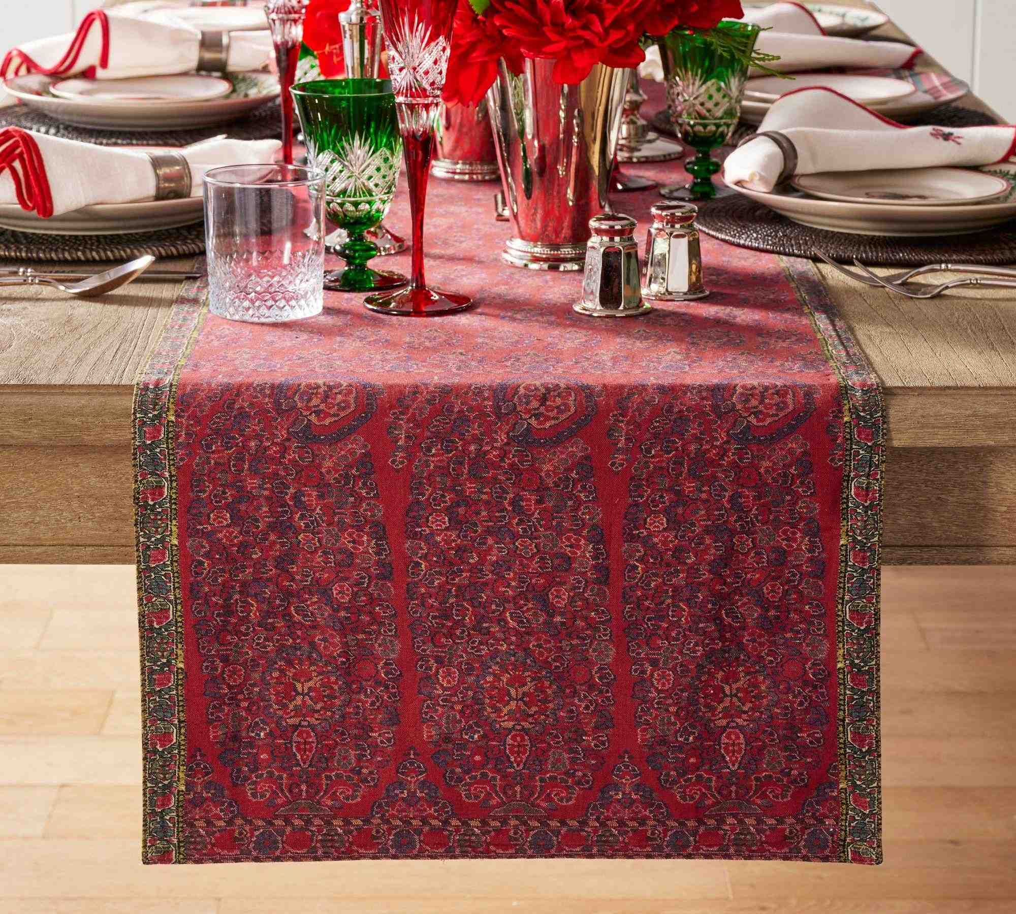 Bhotah Print Table Runner