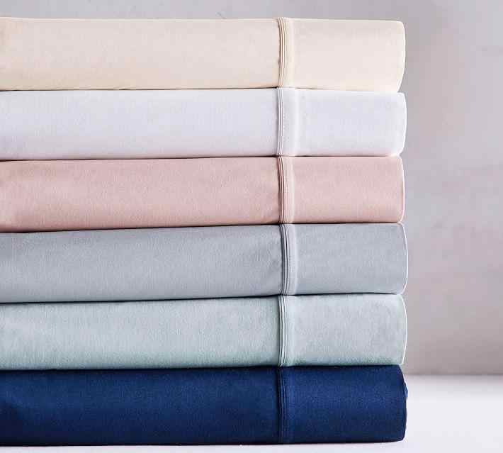 400-Thread-Count Organic Percale Sheet Set