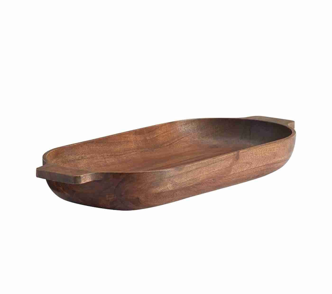 Chateau Handcrafted Acacia Wood Dough Bowls