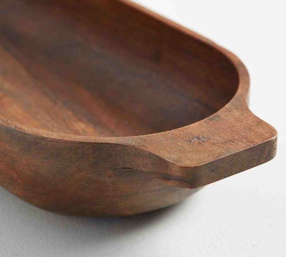 Chateau Handcrafted Acacia Wood Dough Bowls
