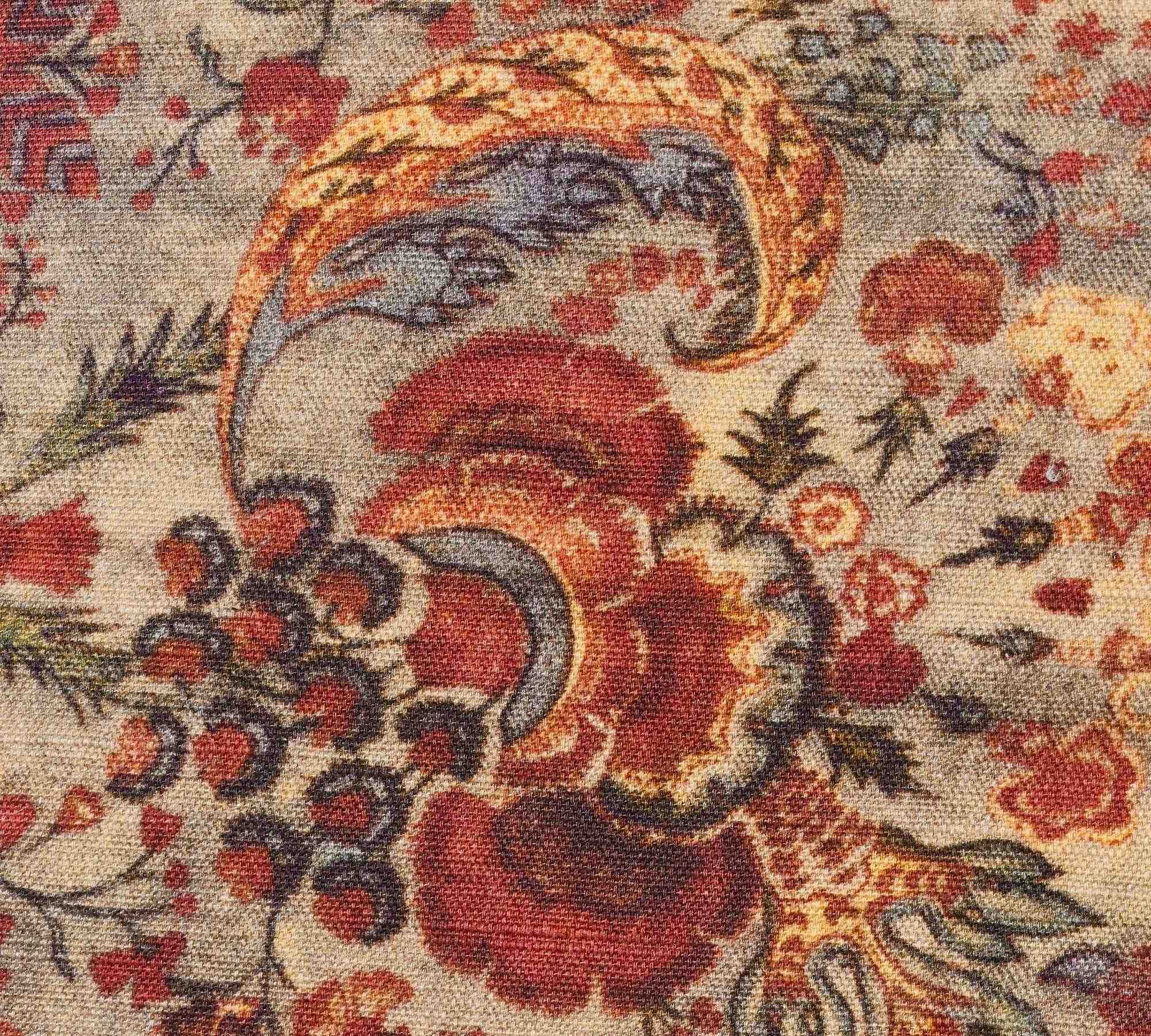 Jean Floral Embroidered Reversible Pillow