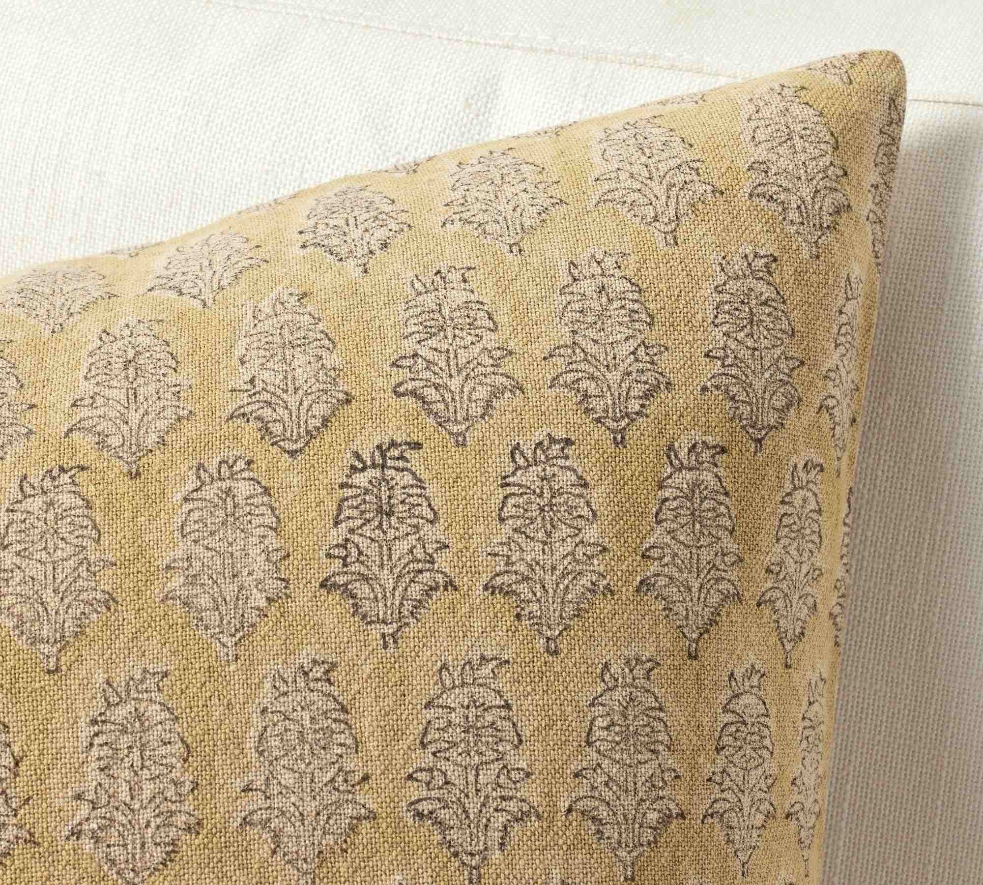 Elinor Floral Mughal Reversible Throw Pillow