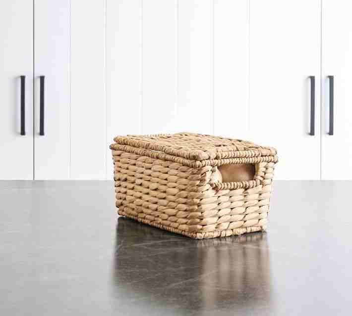 Seagrass Lidded Basket