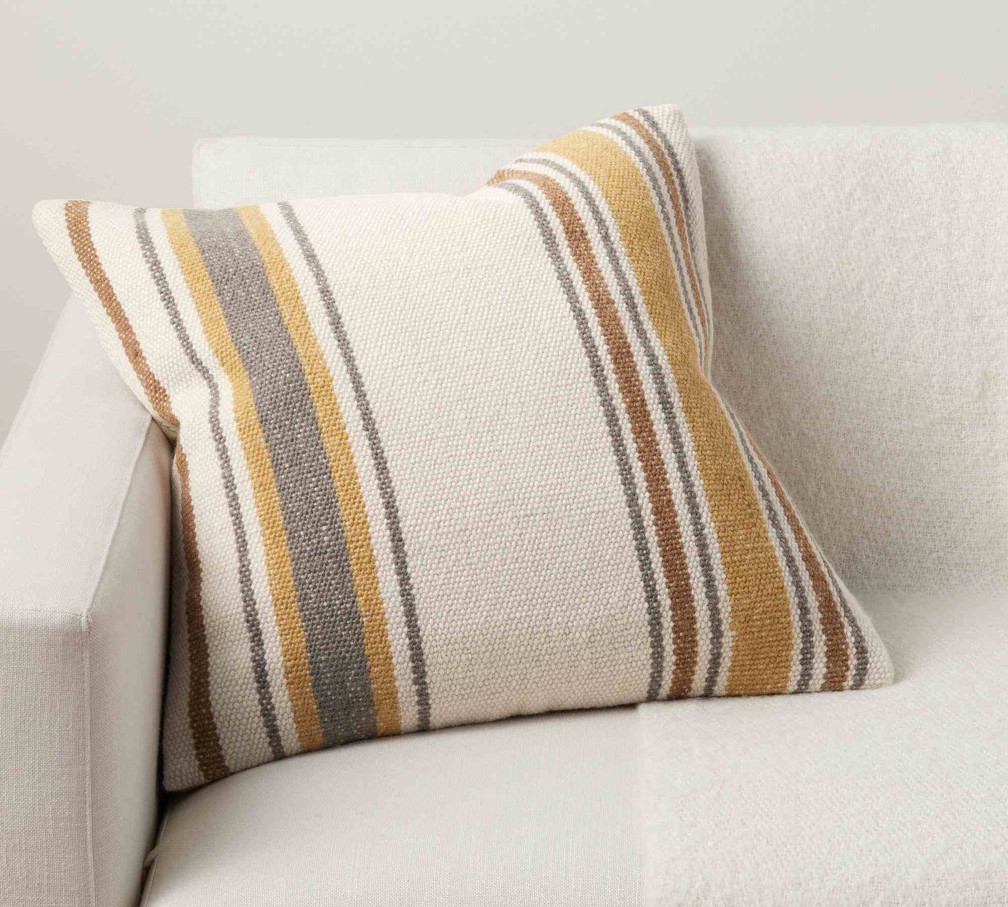 Glenfield Striped Throw Pillow