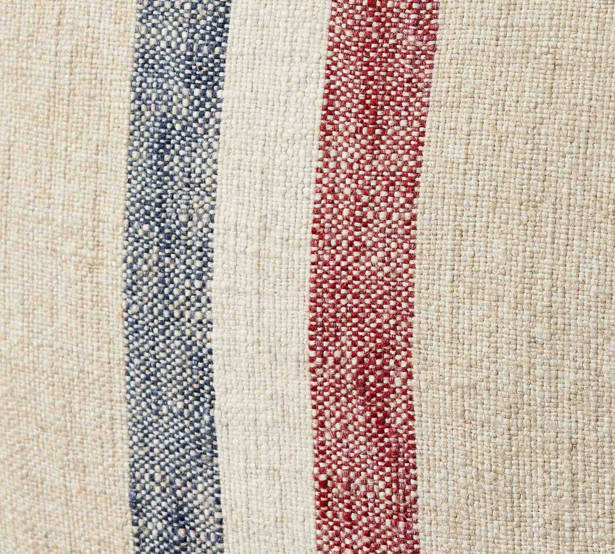 Patriotic Striped Pillow