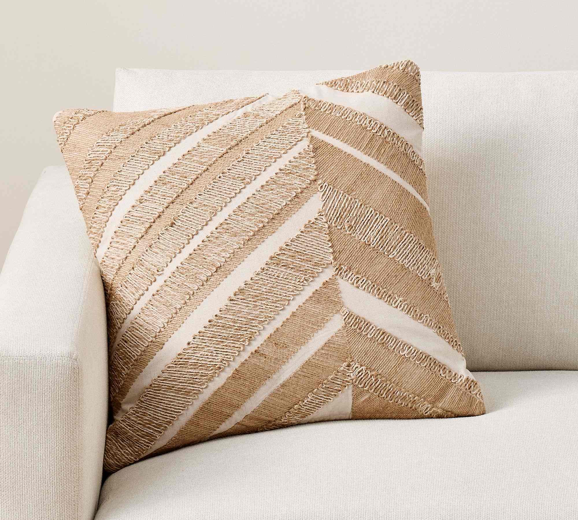 Pottery Barn | Hudson Embroidered Pillow