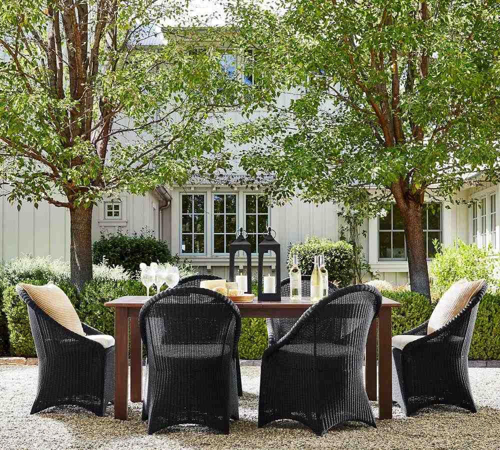 Caleb Handcrafted Metal Indoor-Outdoor  Lantern - Black