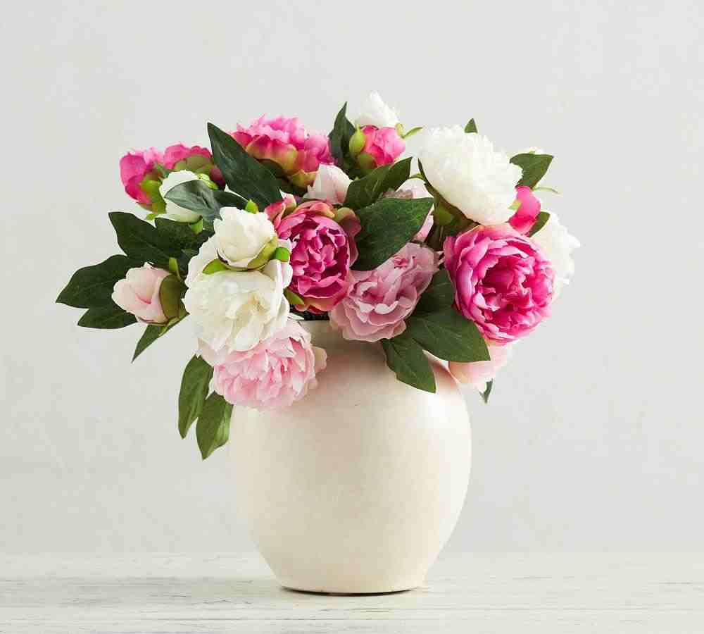 Faux Peony Bouquets