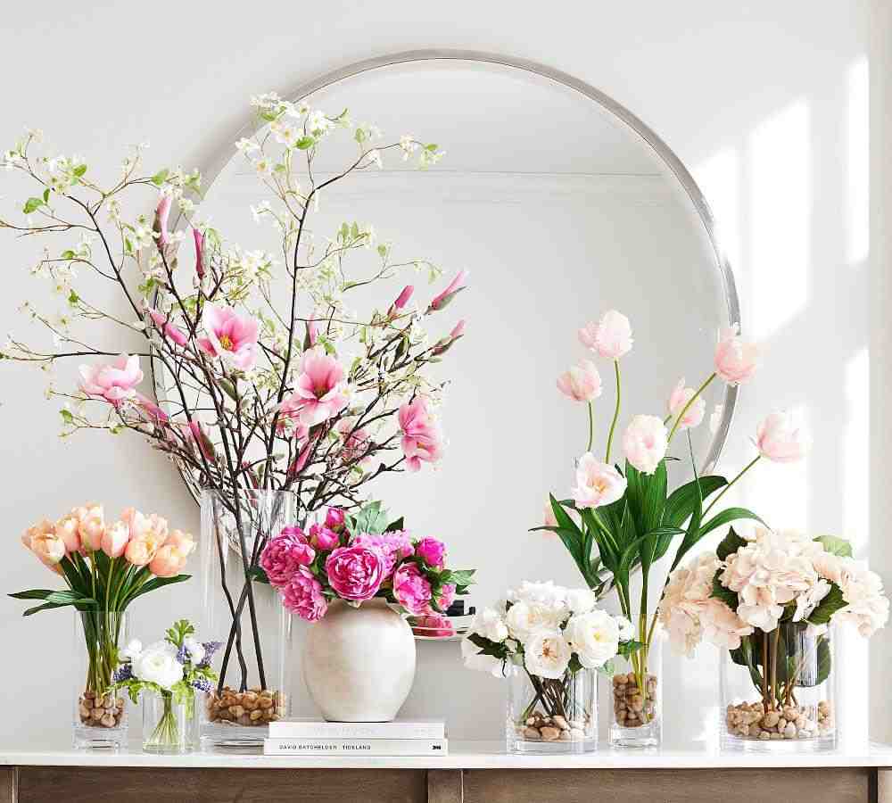 Faux Peony Bouquets