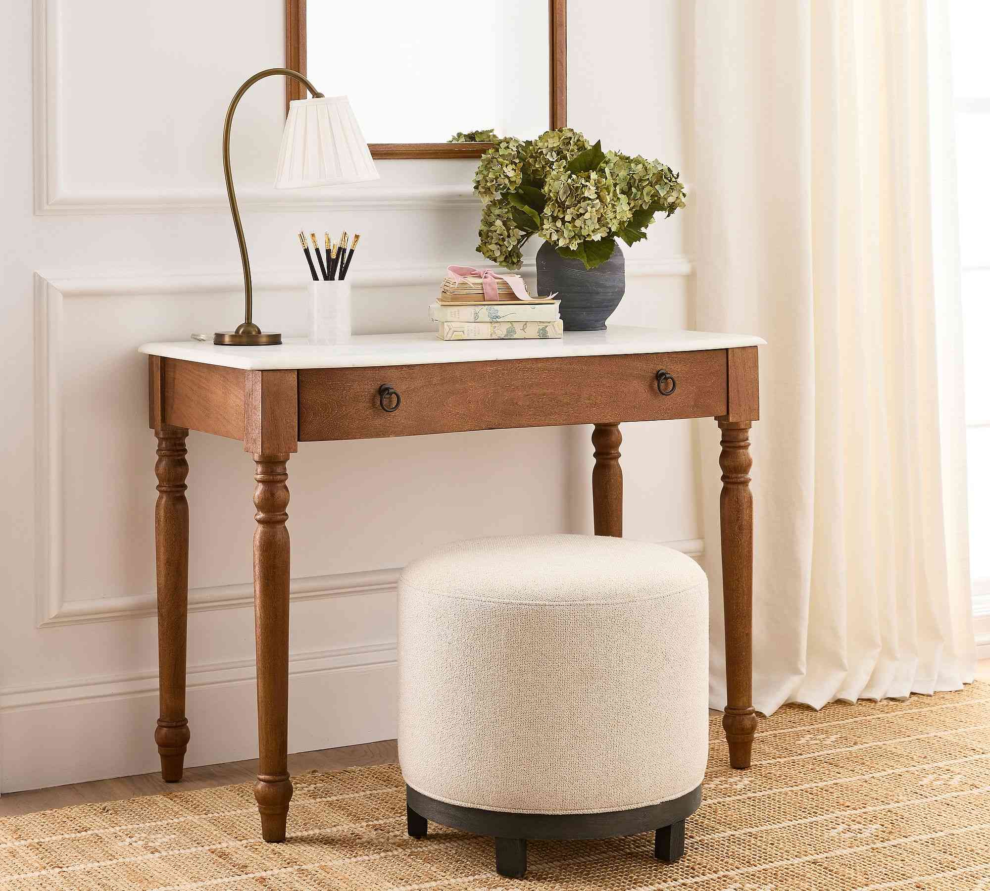 Scarlett Marble Writing Desk (39")