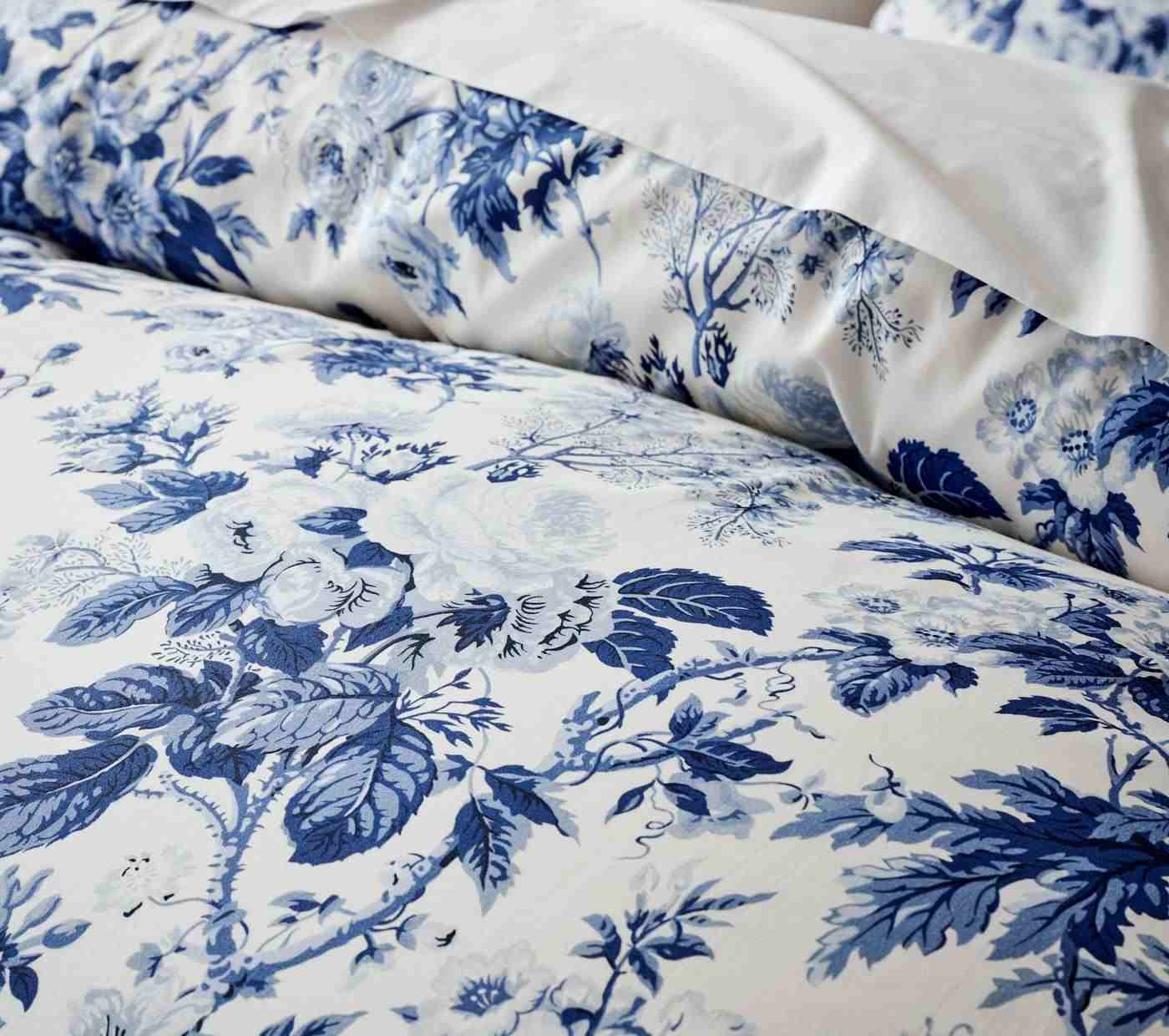 Garden Floral Percale Duvet Cover