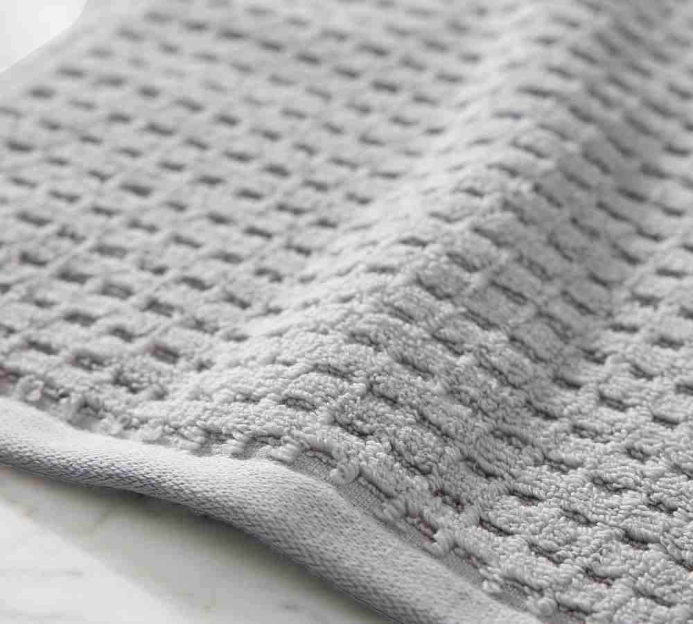 Organic Waffle Terry Bath Towel (White)