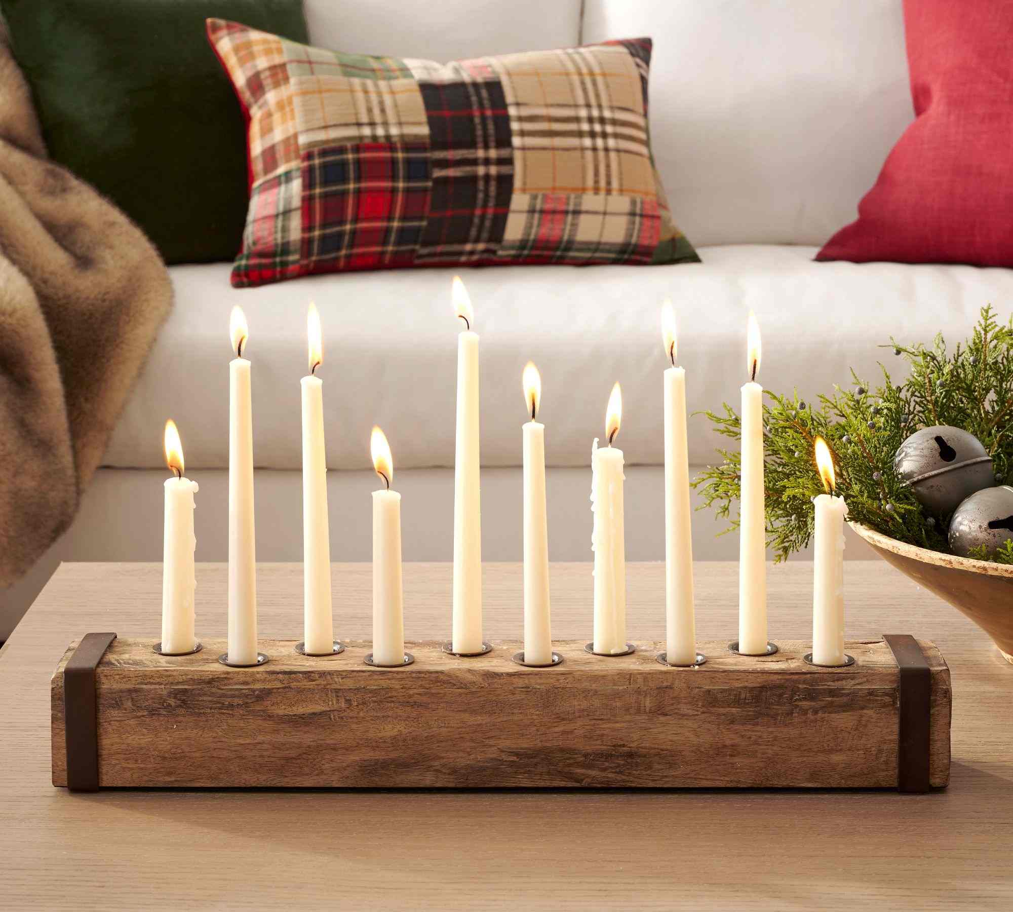 Pottery Barn | Woodbine Taper Centerpiece
